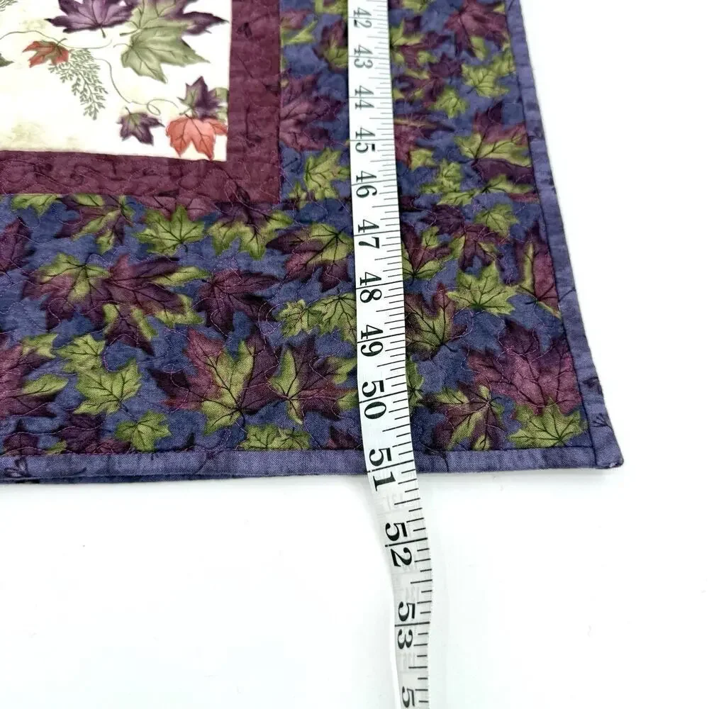 Handmade Lap (Crib) Quilt 51” X 32” Outdoor Themed Farmhouse Cottagecore Cabin